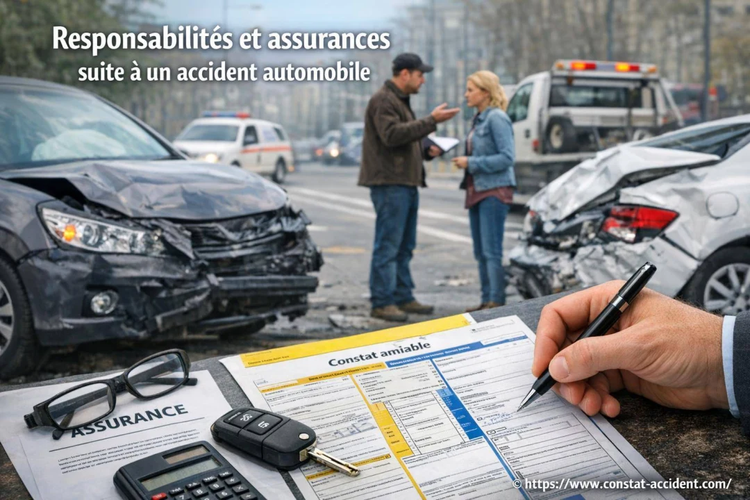 Responsabilités et assurances suite à un accident automobile