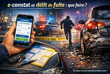 E-constat et délit de fuite : que faire en cas d'accident ?