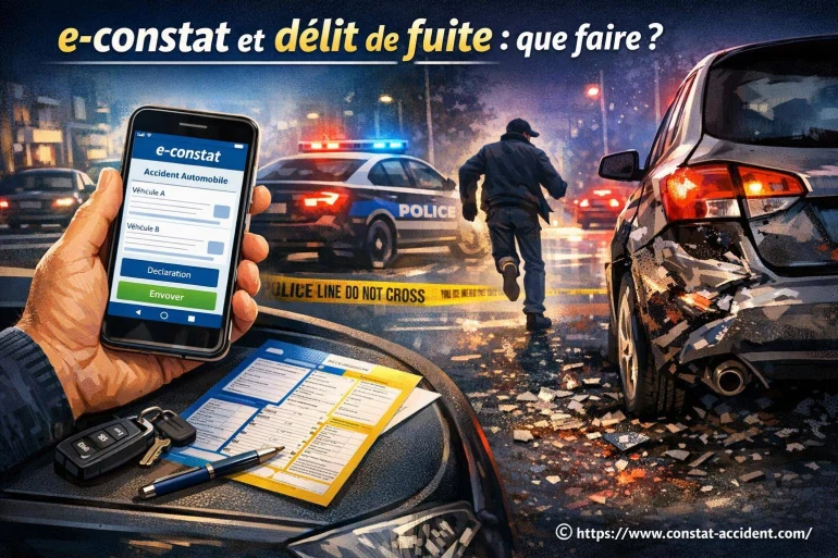 E-constat et délit de fuite : que faire en cas d’accident ?