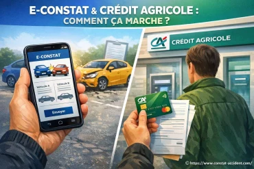 E-constat et Crédit Agricole : comment ça marche ?
