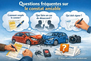 Questions fréquentes sur le constat amiable : que faut-il savoir ?