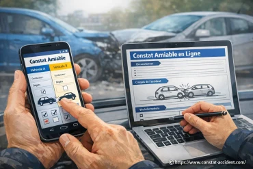 Remplir un constat amiable en ligne ou via une application : comment faire ?