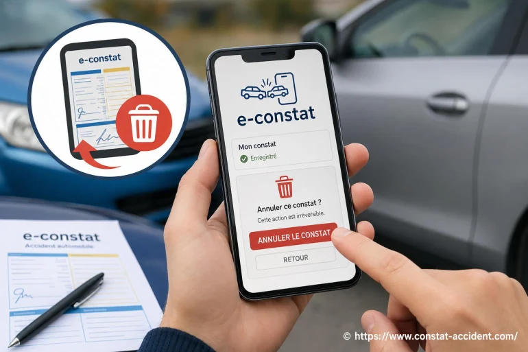 Comment annuler un e-constat en toute simplicité ?