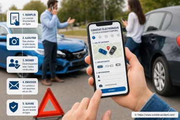 Le constat électronique en cas d'accident corporel : comment bien le remplir