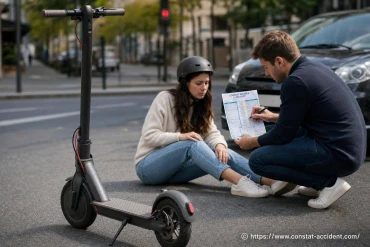 Accident en trottinette électrique : faut-il faire un constat amiable ?