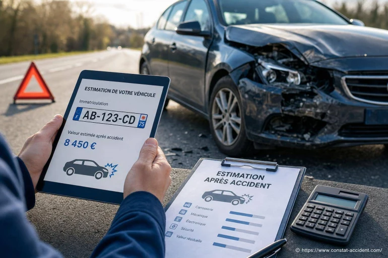 Valeur après accident