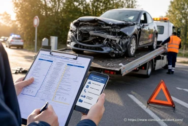 Enlèvement épave : démarches après un accident automobile