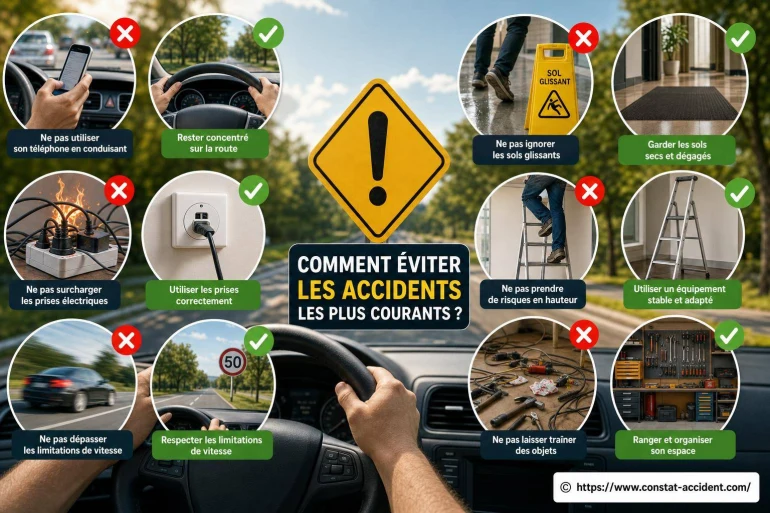Comment éviter les accidents les plus courants ?