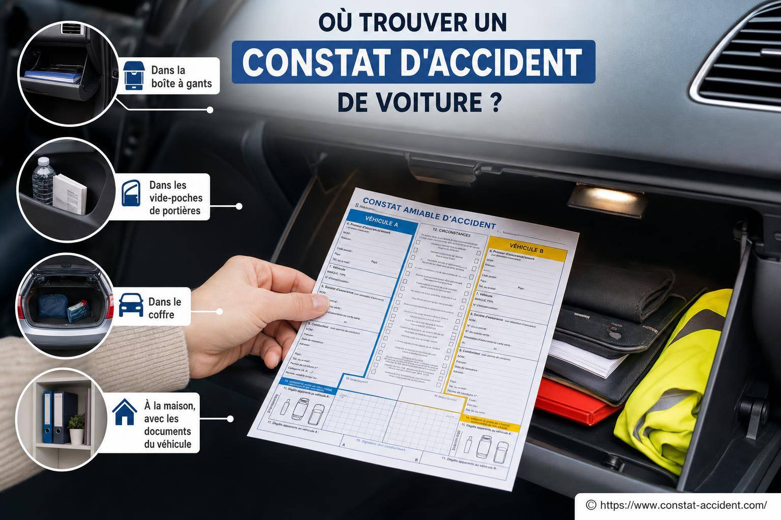 Où trouver un constat d'accident de voiture facilement ?