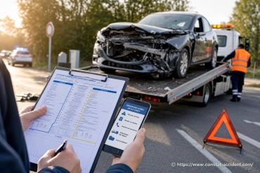 Enlèvement épave : démarches après un accident automobile