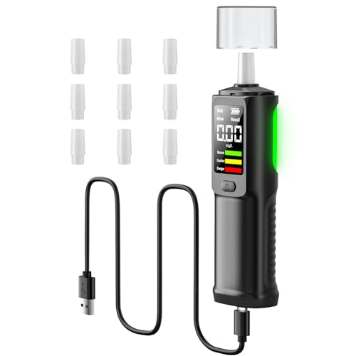 ELESKY Éthylotest Électronique USB-C, Alcootest LCD