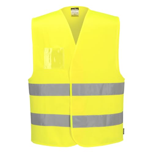 Portwest Gilet HV avec porte-badge double entrée, Couleur: J