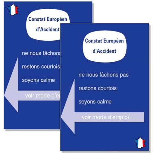 Constat Amiable Accident Assurance Français Accessoire Voitu